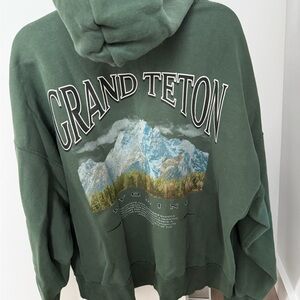 Abercrombie Green Grand Teton Hoodie